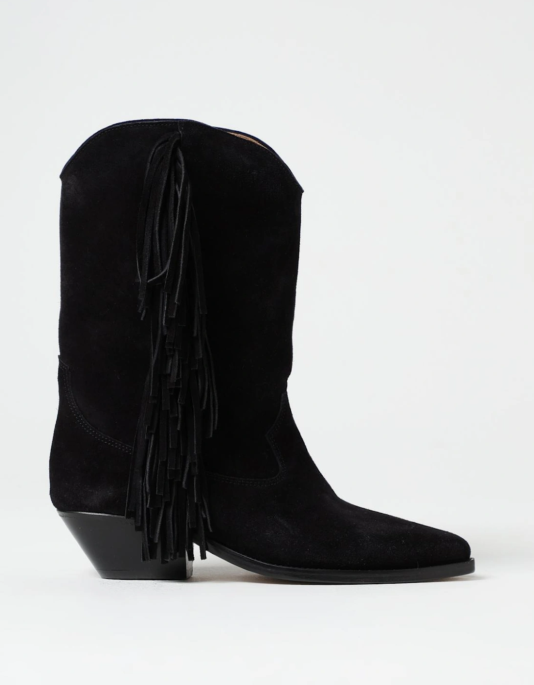 Dicker Suede Ankle Boots Fringe