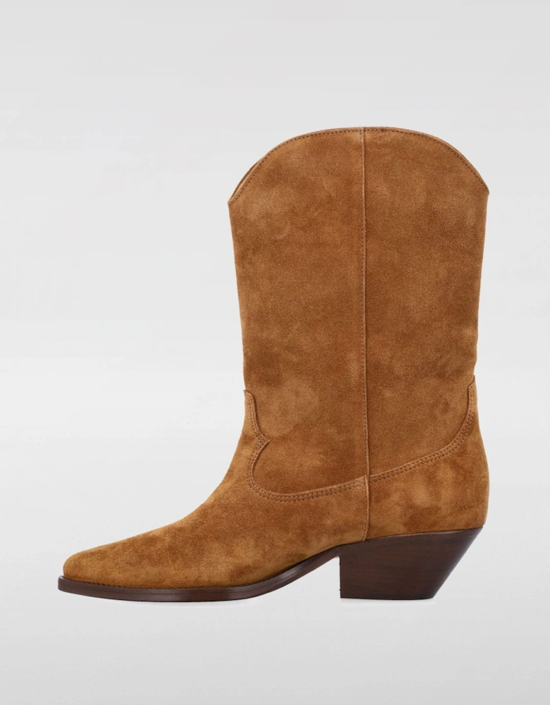 Dicker Suede Ankle Boots Fringe