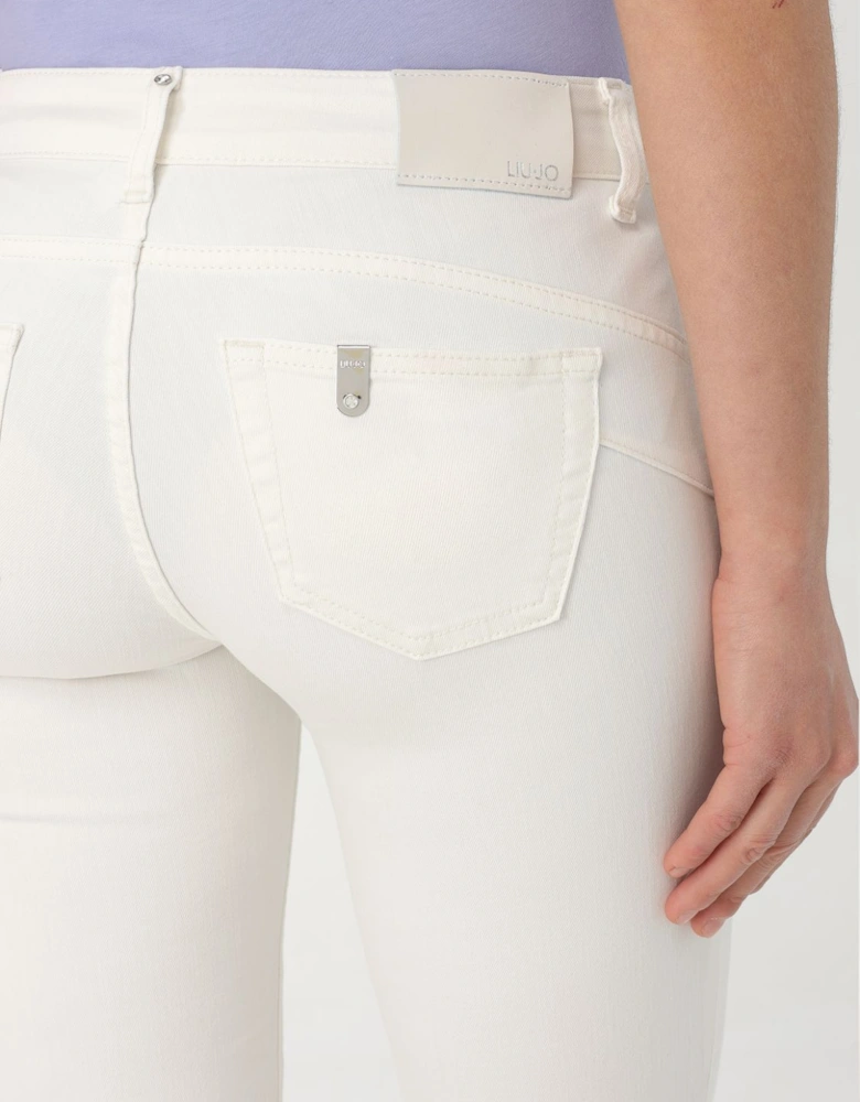Ankle Skinny Jeans with Cuffs