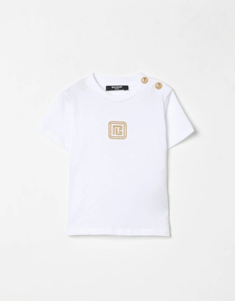 Infant Logo TShirt Gold Detail