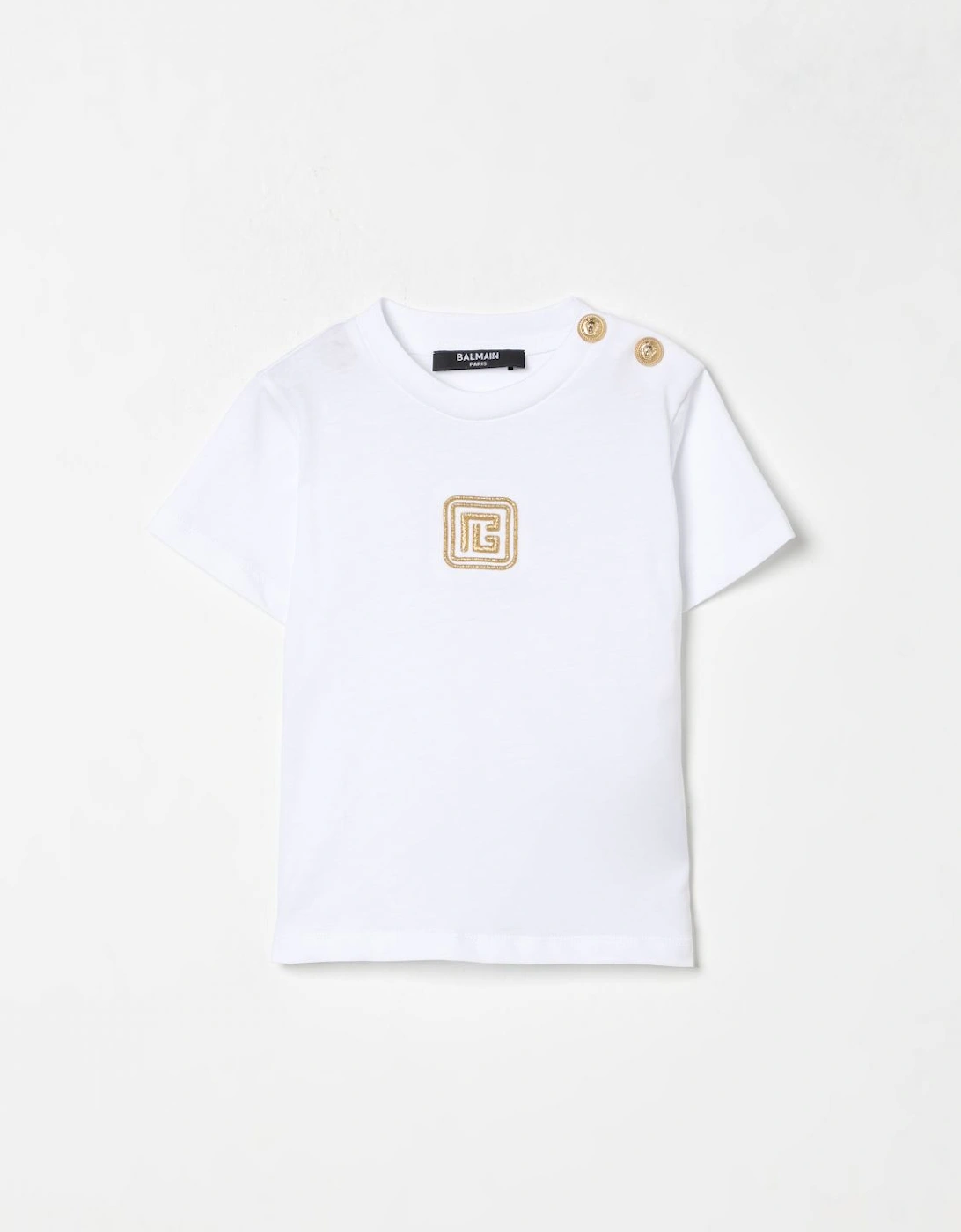 Infant Logo TShirt Gold Detail, 4 of 3