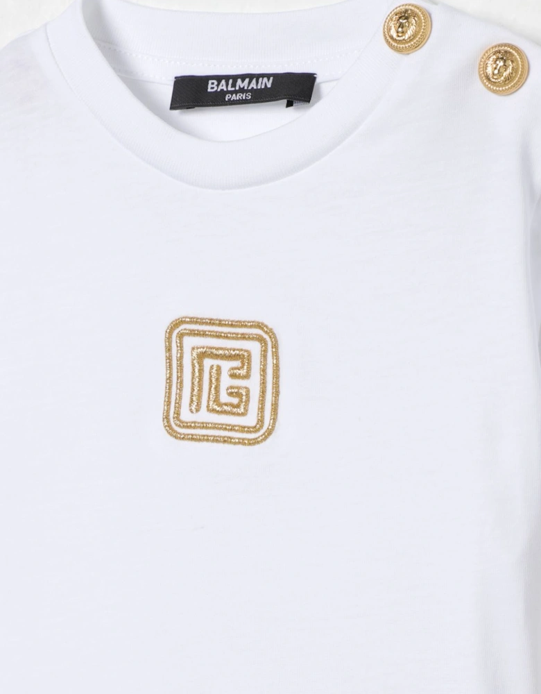 Infant Logo TShirt Gold Detail