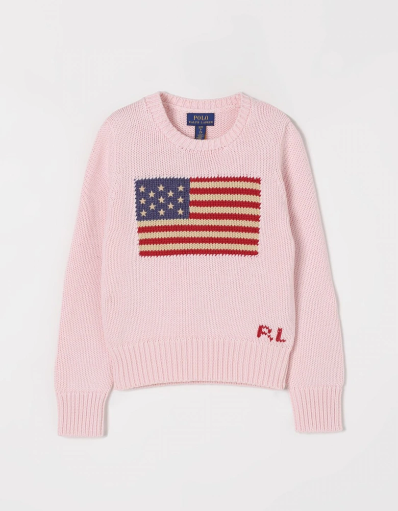 American Flag Knit Sweater