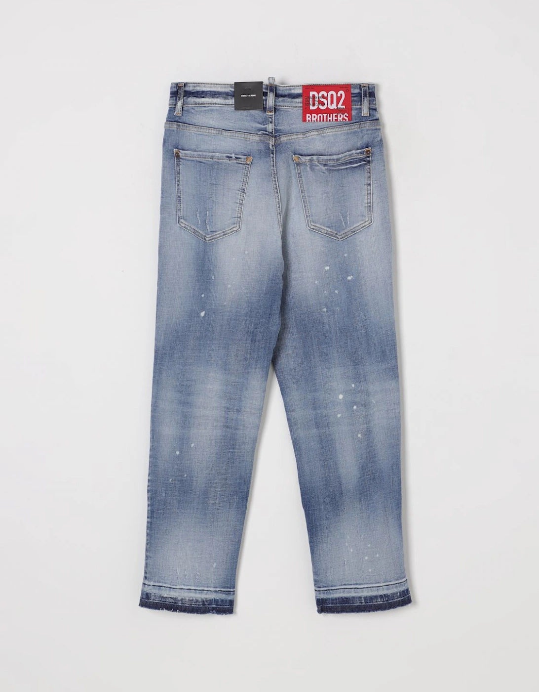 Cropped Distressed Jeans