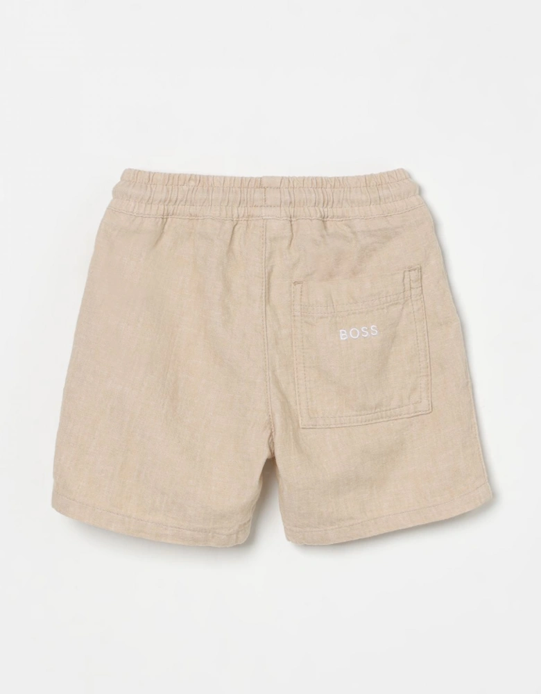 Kids Linen Shorts Casual Wear