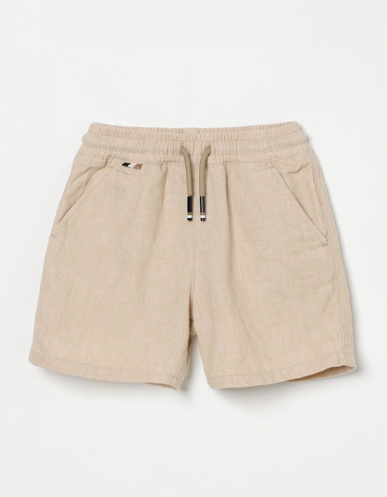 Kids Linen Shorts Casual Wear
