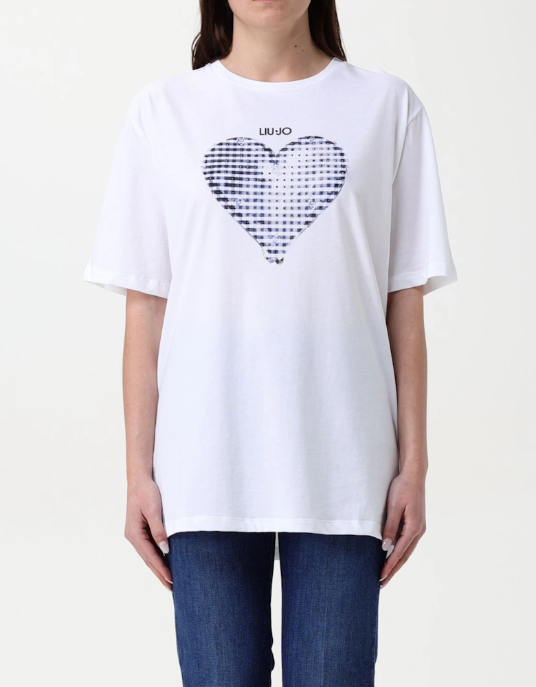 Heart Gingham Graphic Tee