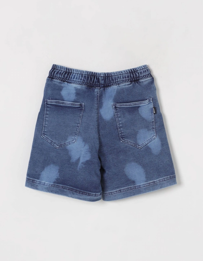 Kids Denim Shorts with Drawstring