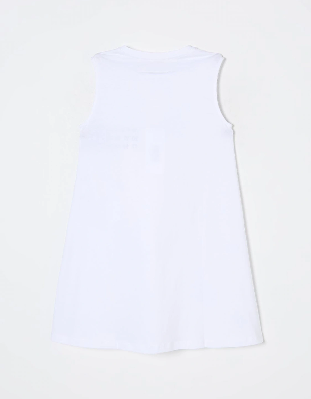 Sleeveless Number Print Mini Dress