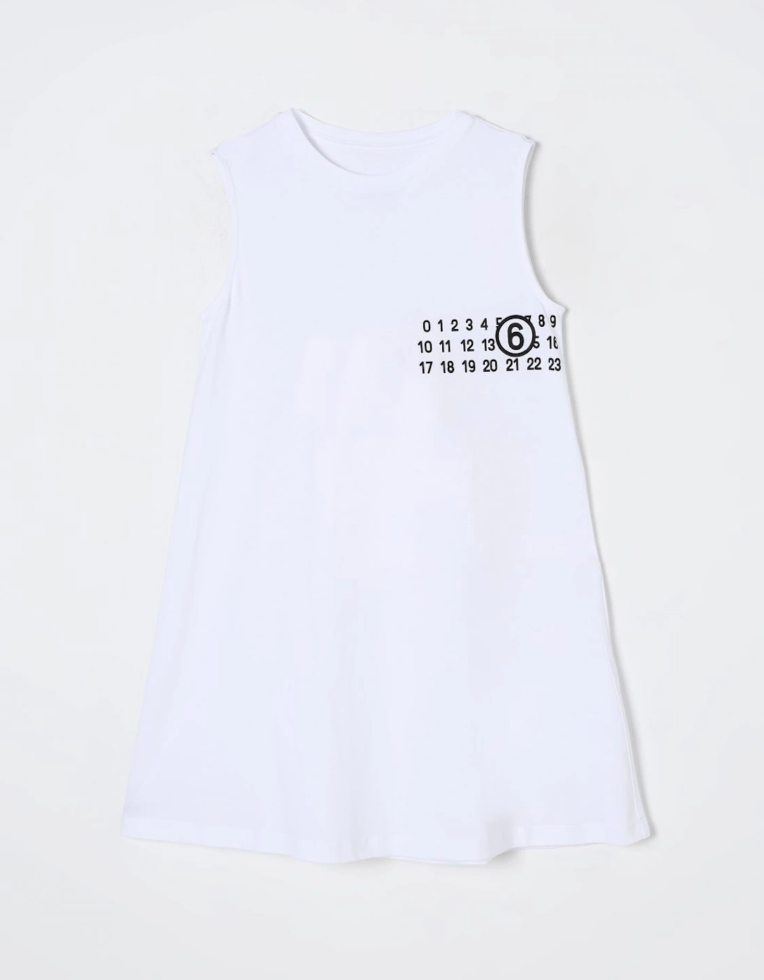 Sleeveless Number Print Mini Dress, 5 of 4
