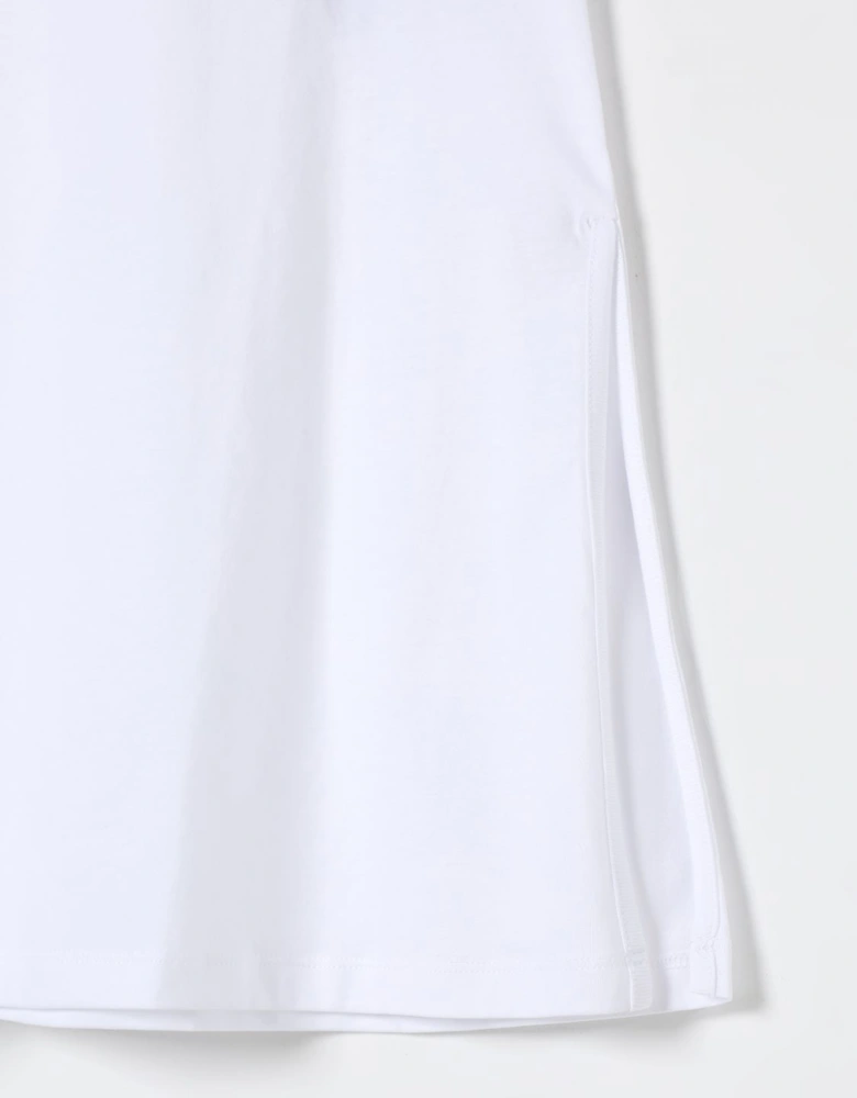 Sleeveless Number Print Mini Dress