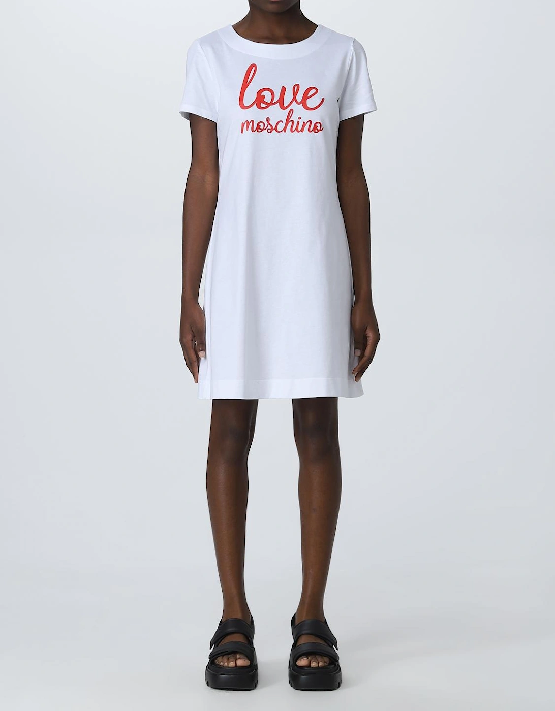 Cotton TShirt Dress Short Sleeves, 4 of 3
