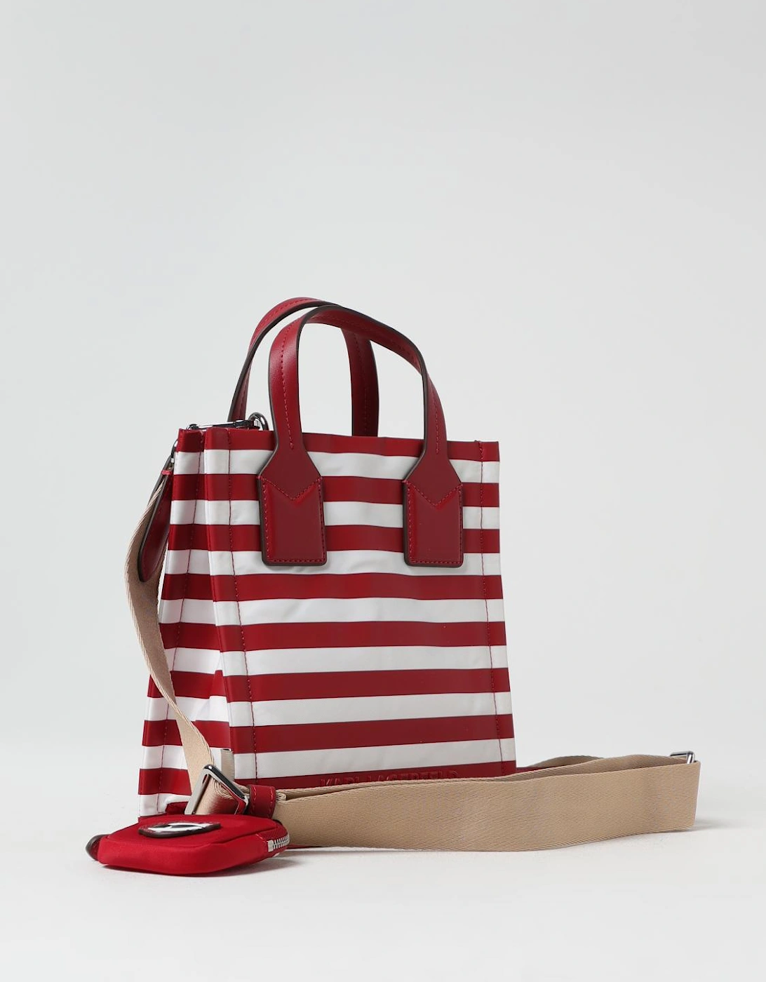 KKushion Mini Tote Red White Stripe
