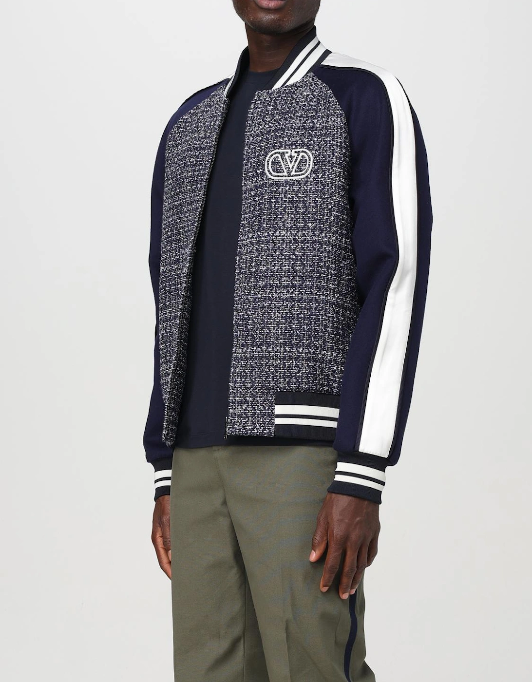 Tweed Bomber Jacket
