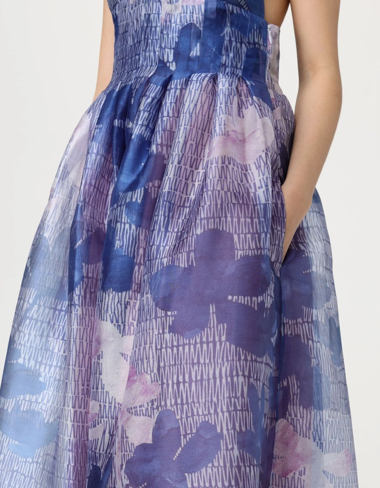 Elegant Sky Blue Dress
