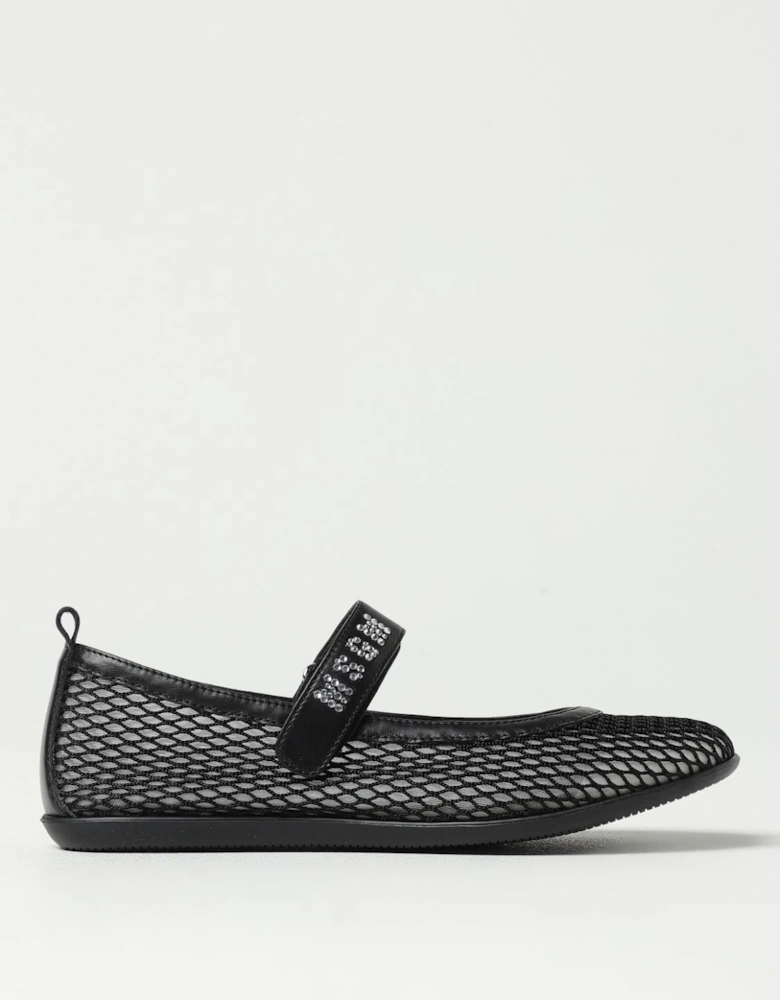 Girls Mesh Mary Jane Flats