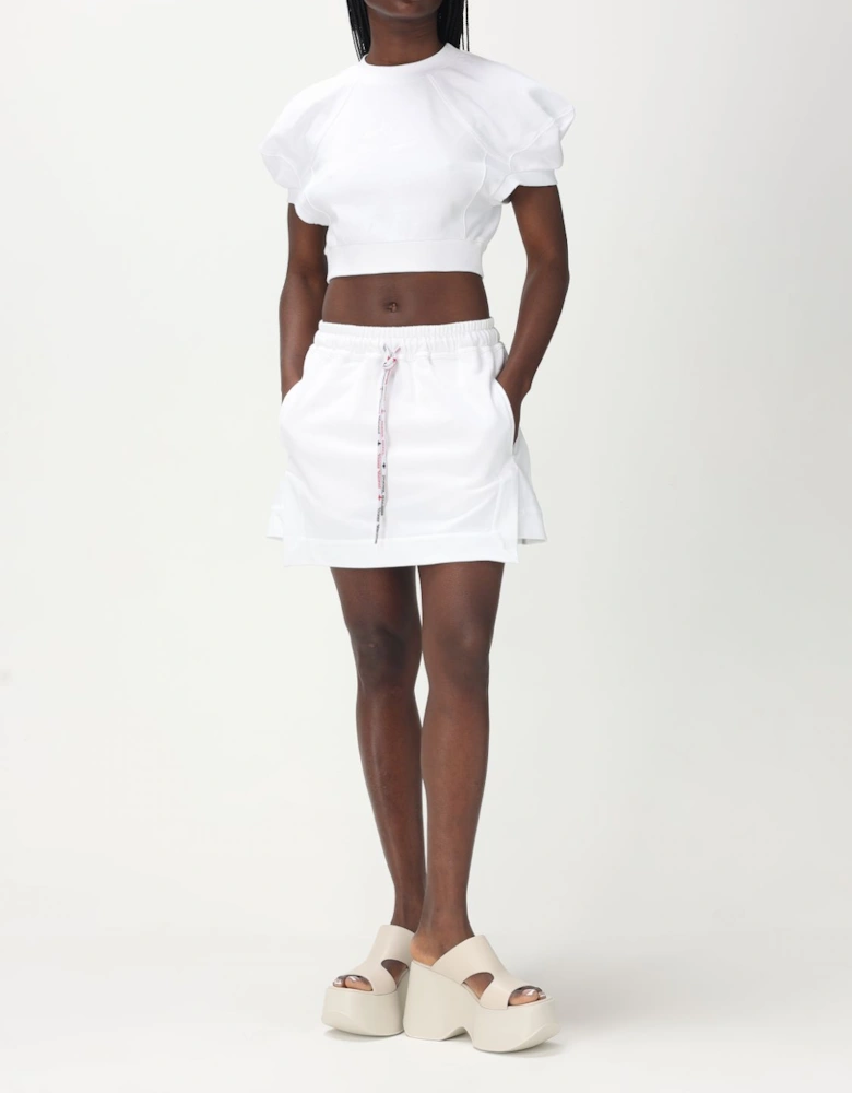 Mini Skirt Drawstring Waist