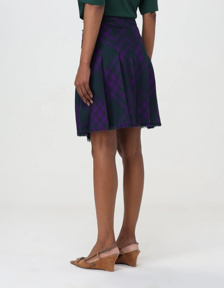 Mini Pleated Plaid Skirt