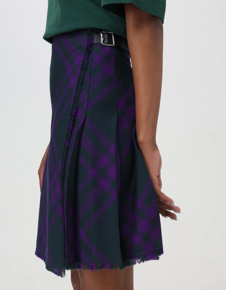 Mini Pleated Plaid Skirt