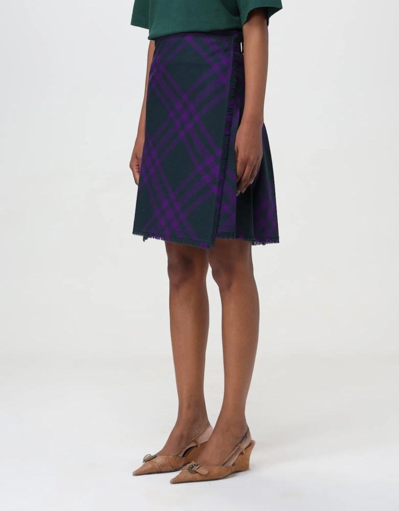 Mini Pleated Plaid Skirt