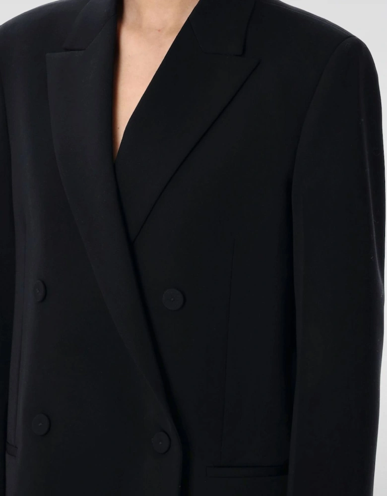 Double Breasted Relaxed Fit Blazer