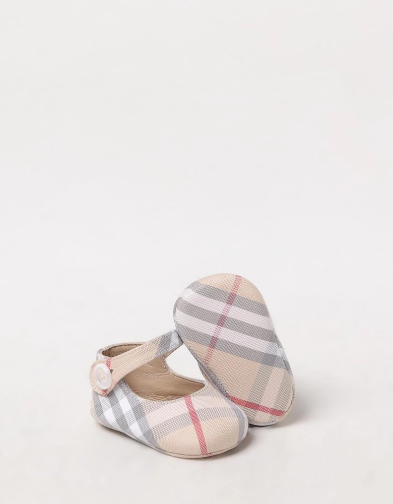 Infant Soft Sole Check Canvas Shoes