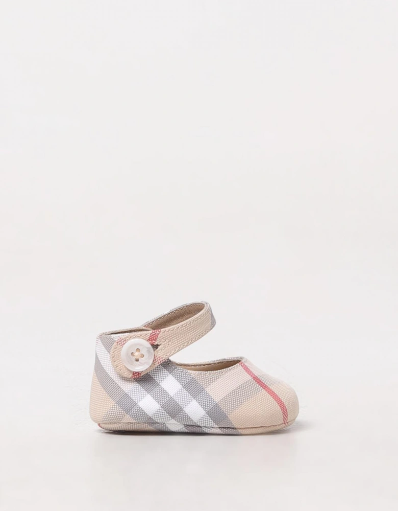 Infant Soft Sole Check Canvas Shoes