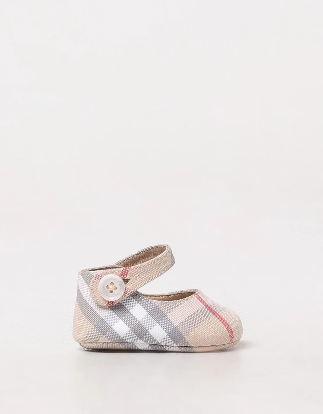 Infant Soft Sole Check Canvas Shoes, 4 of 3