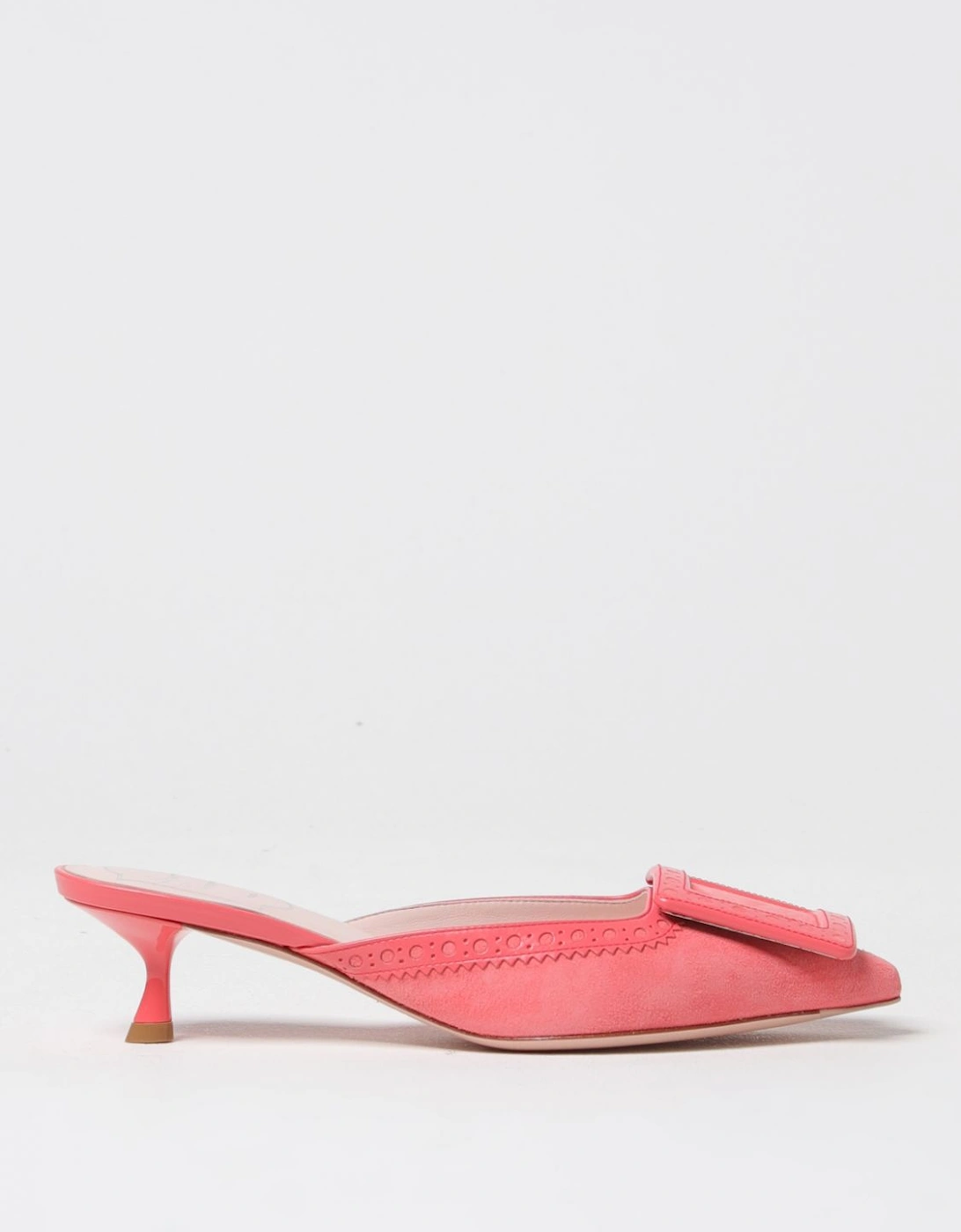 Viv Run Suede Kitten Heel Mules, 6 of 5