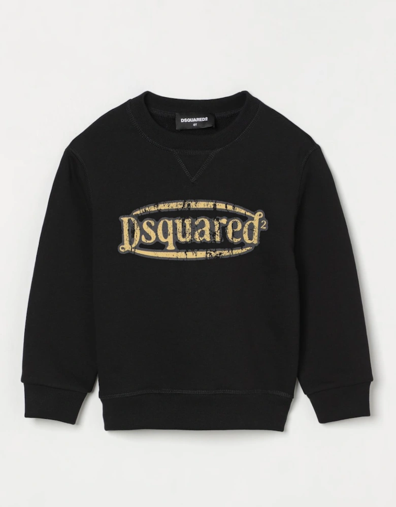 Kids Sweatshirt Vintage Logo Graphic