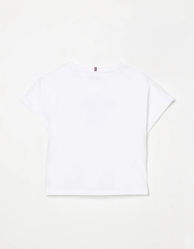 Hilfiger Tee Rhinestone Logo