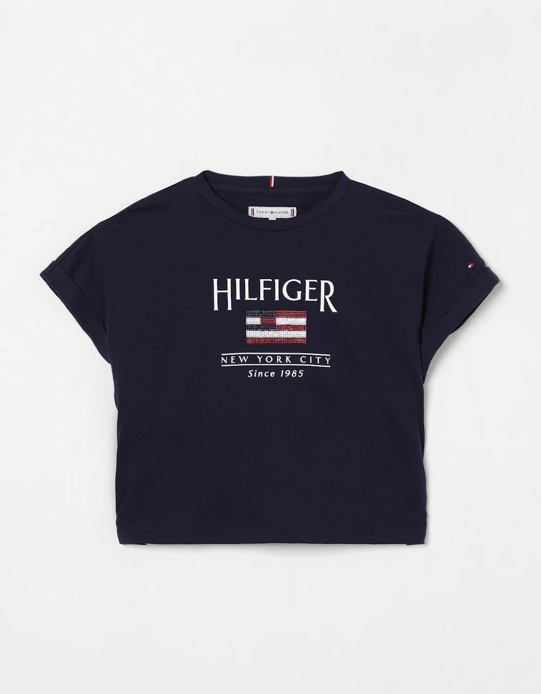 Hilfiger Tee Rhinestone Logo