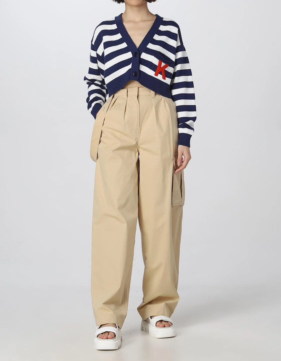 Cropped Cardigan Knitwear VNeck