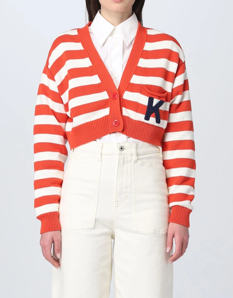 Cropped Cardigan Knitwear VNeck