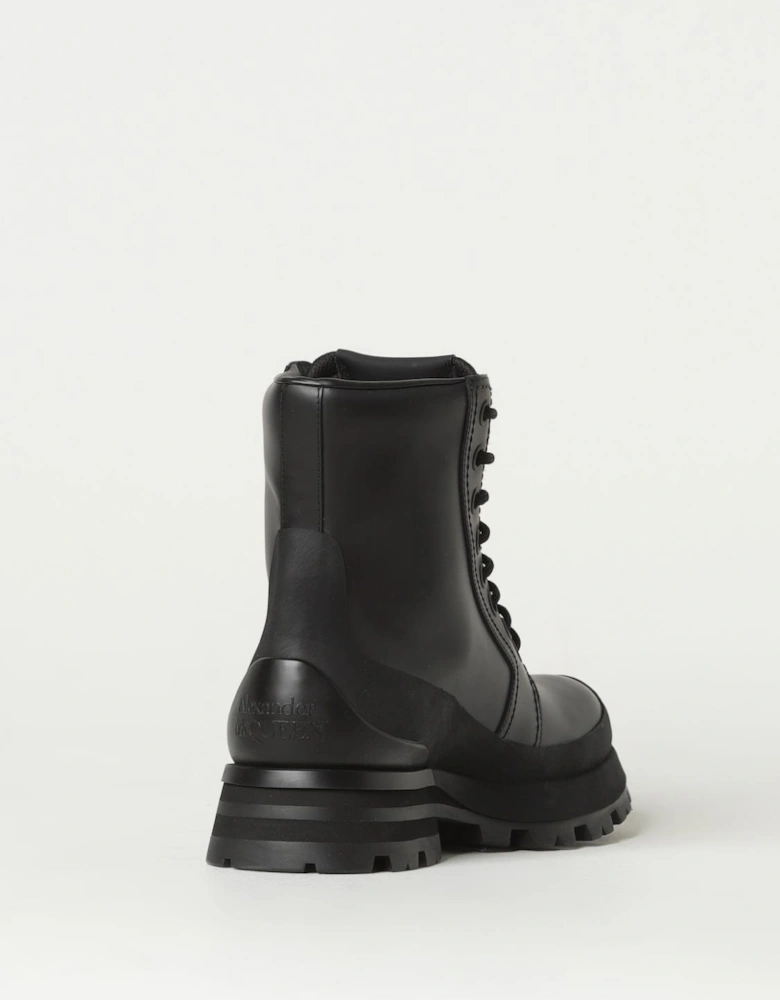 Combat Boots LaceUp Rugged Sole