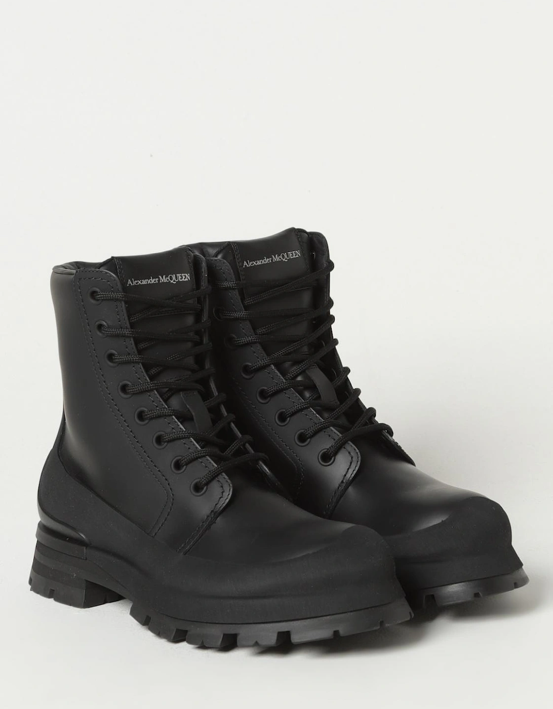 Combat Boots LaceUp Rugged Sole