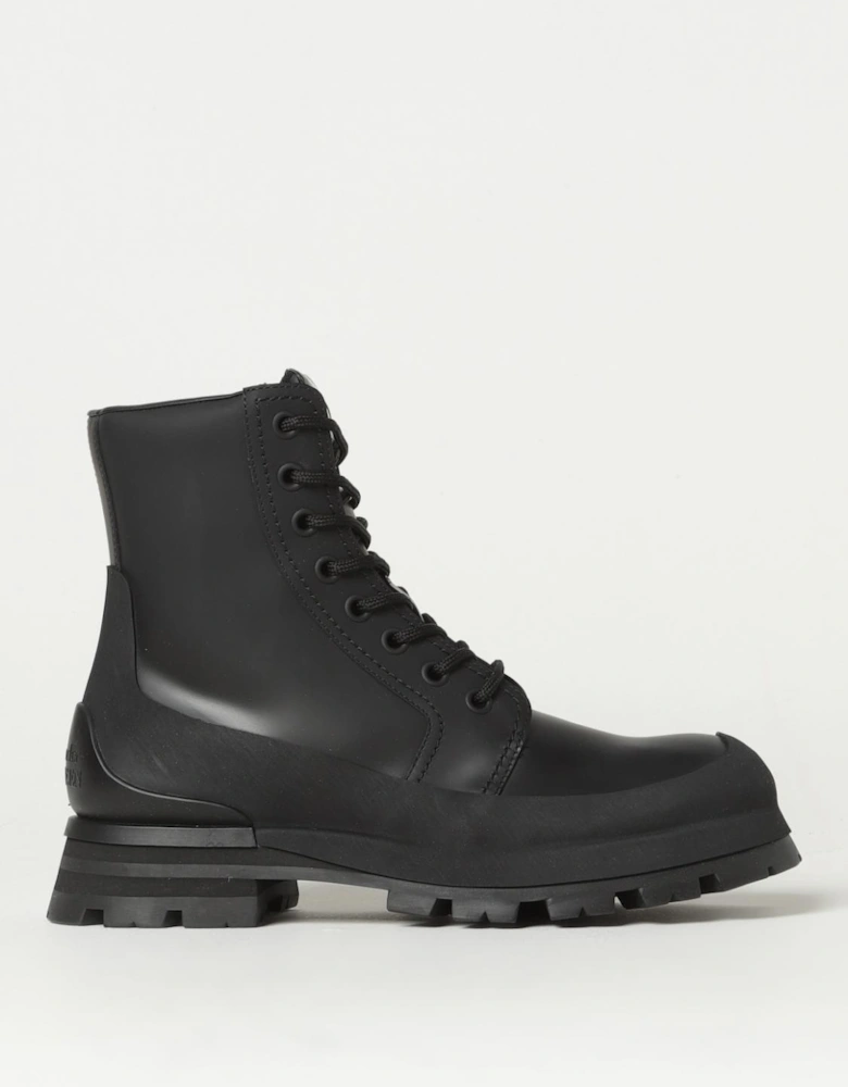 Combat Boots LaceUp Rugged Sole