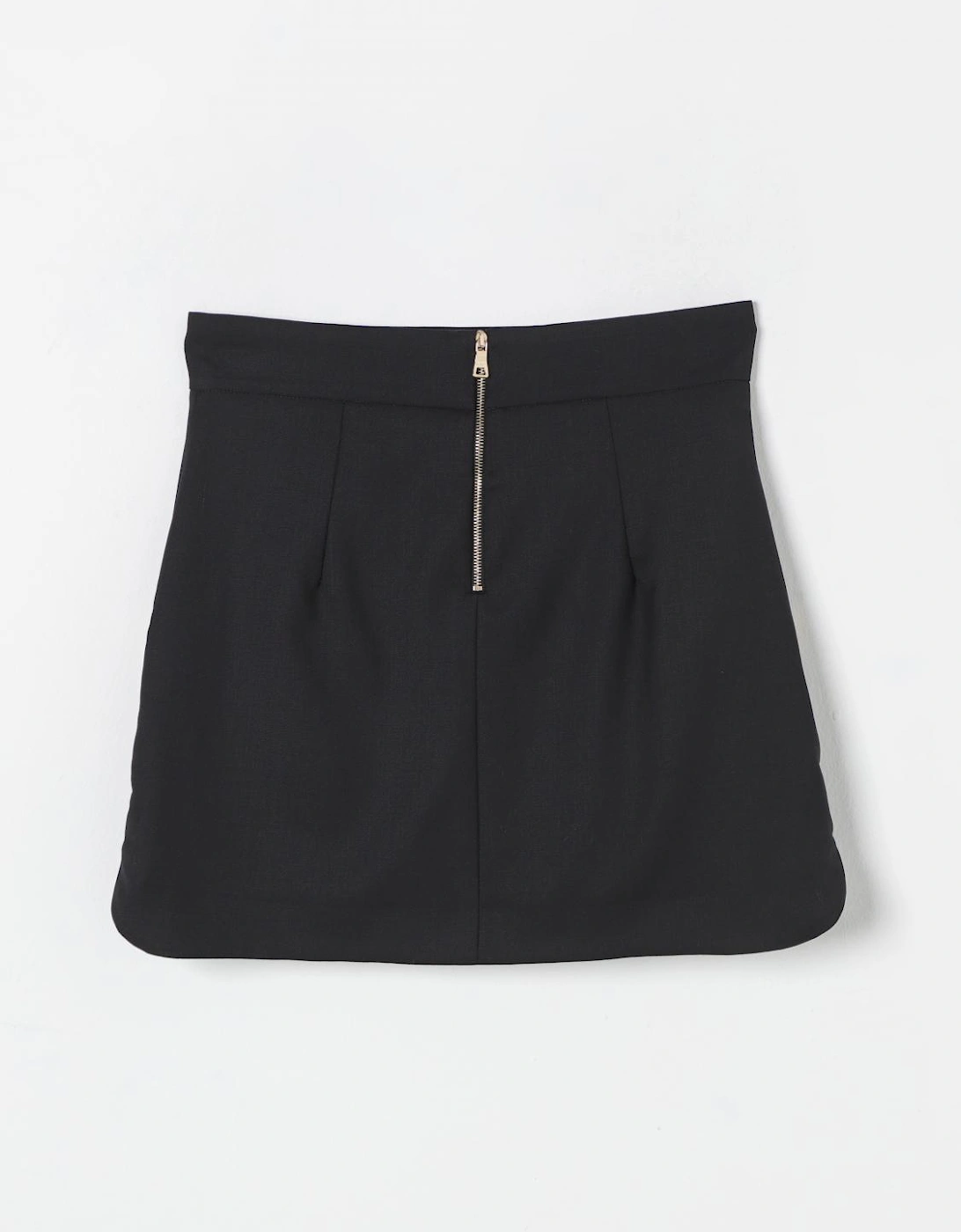 Mini Skirt Button Detail