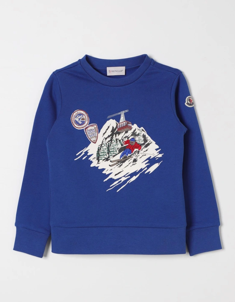 Kids SkiThemed Pullover Sweater