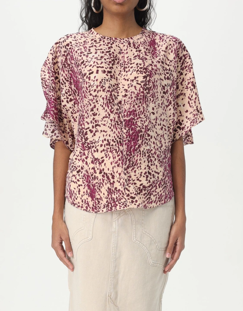 Darcey Printed Silk Top