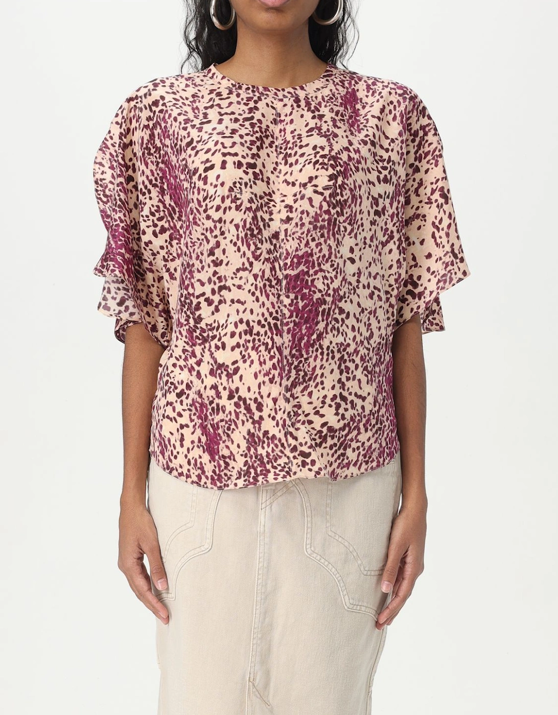Darcey Printed Silk Top, 5 of 4