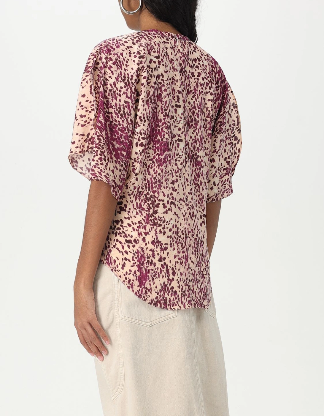 Darcey Printed Silk Top