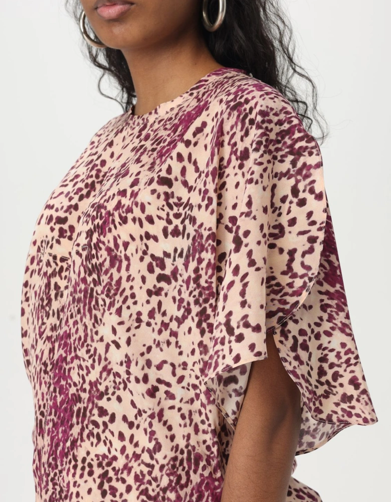Darcey Printed Silk Top
