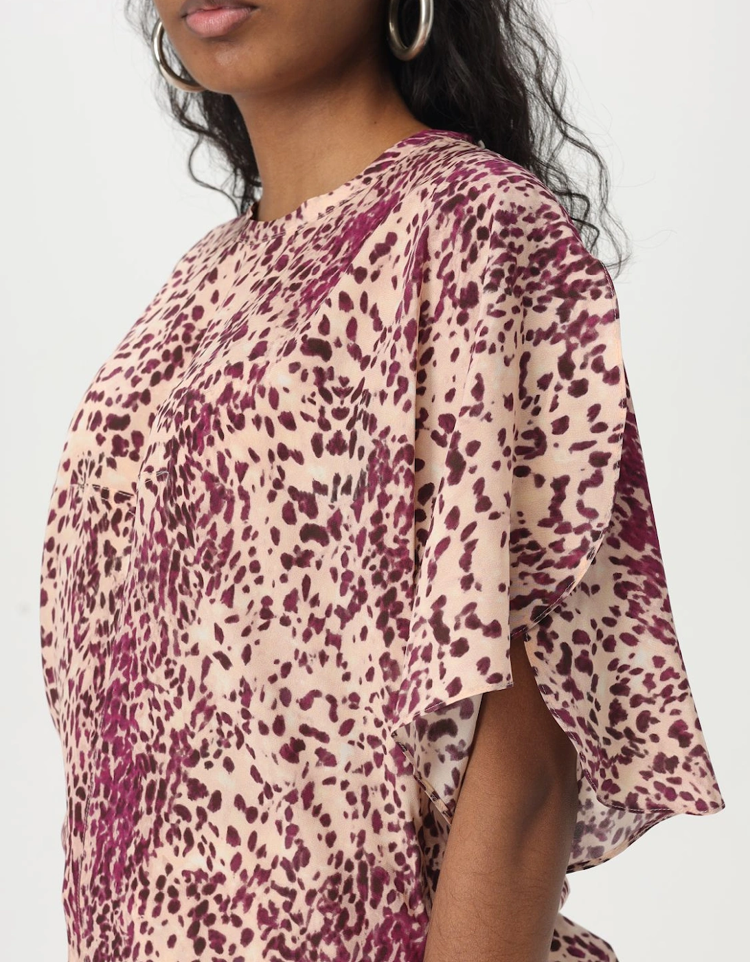 Darcey Printed Silk Top