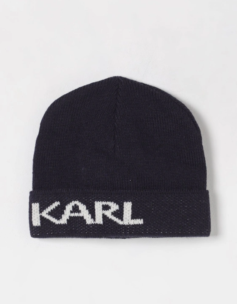 Knit Beanie with Logo