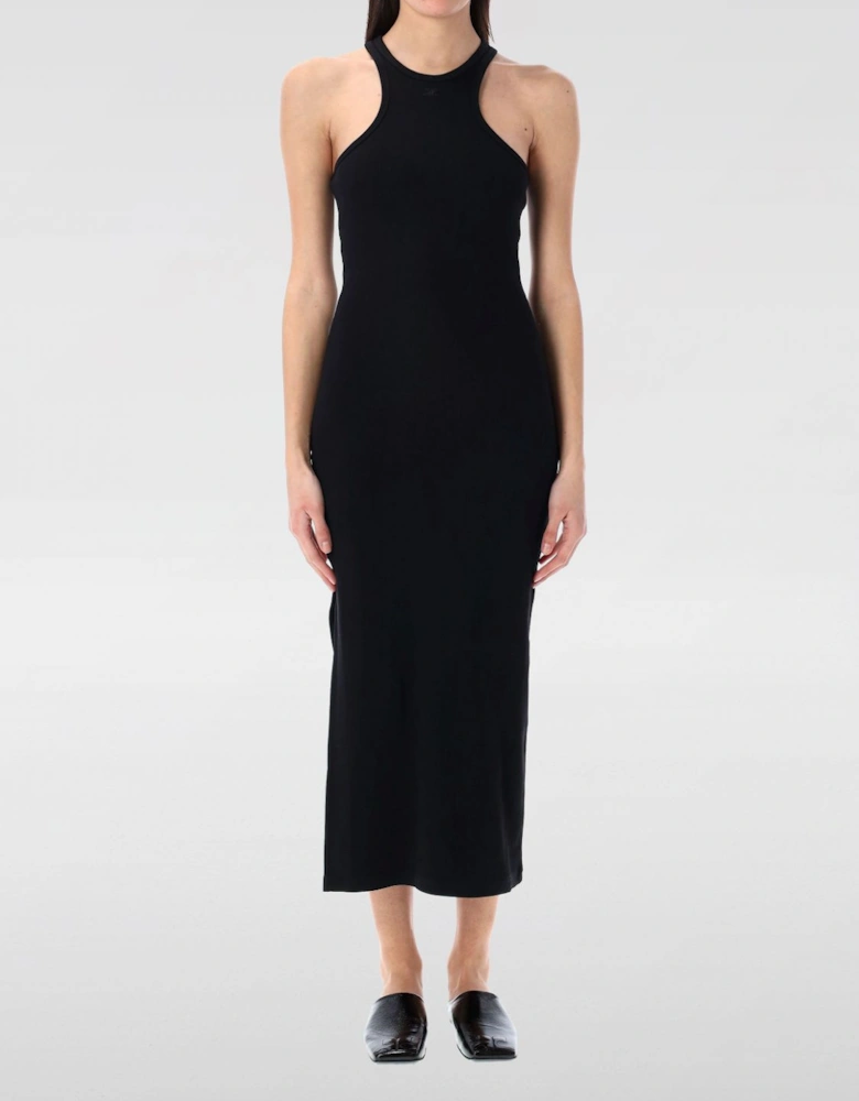 Ribbed Midi Dress Sleeveless