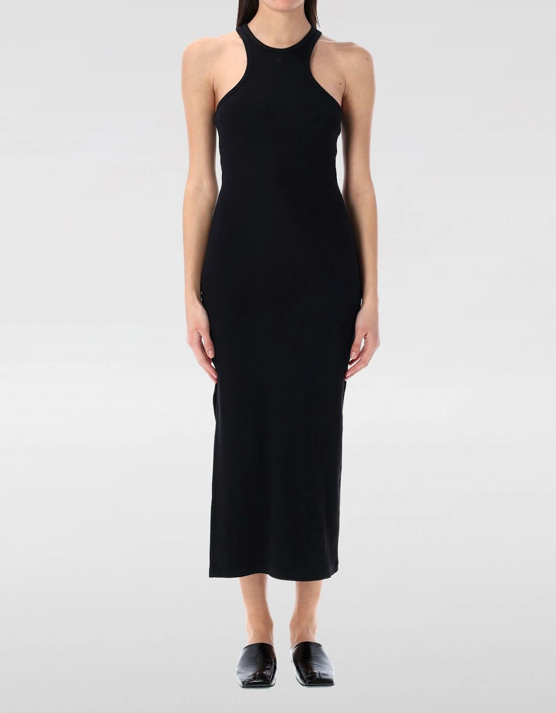 Ribbed Midi Dress Sleeveless, 4 of 3