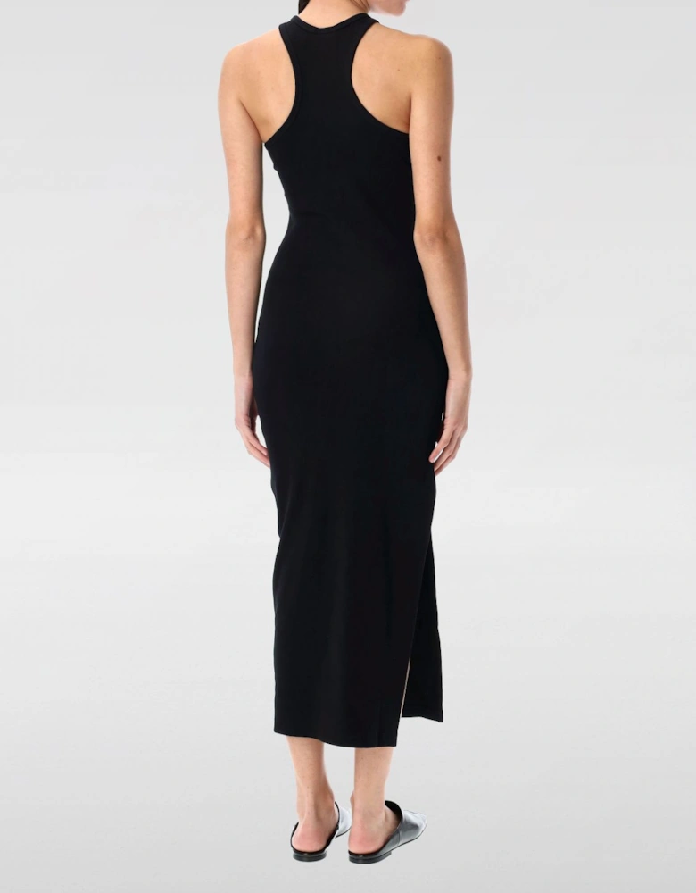 Ribbed Midi Dress Sleeveless