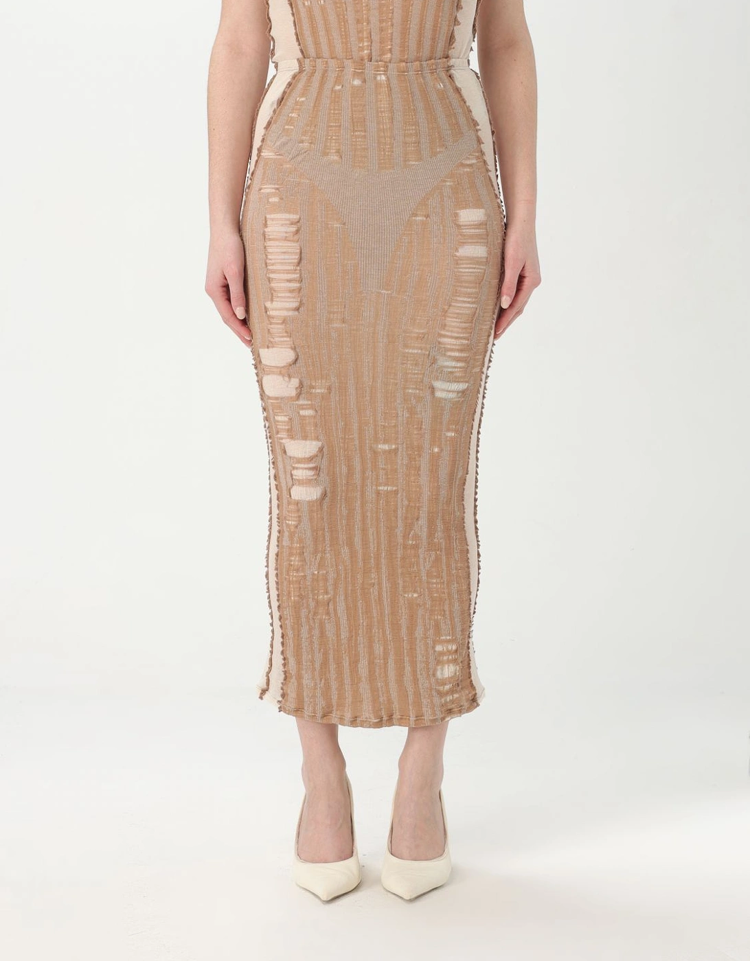 Distressed Knit Midi Skirt, 5 of 4