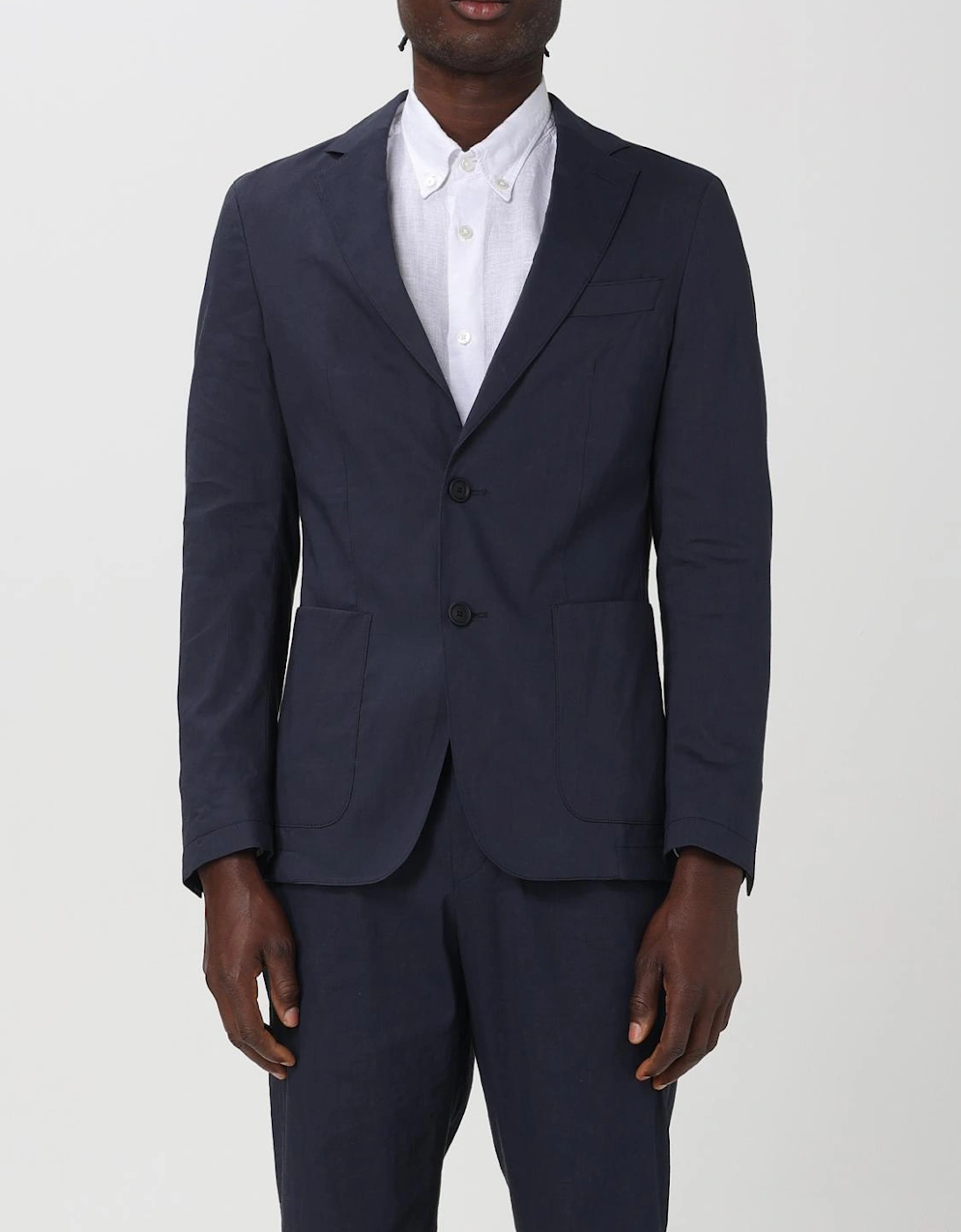 Unstructured Linen Blazer
